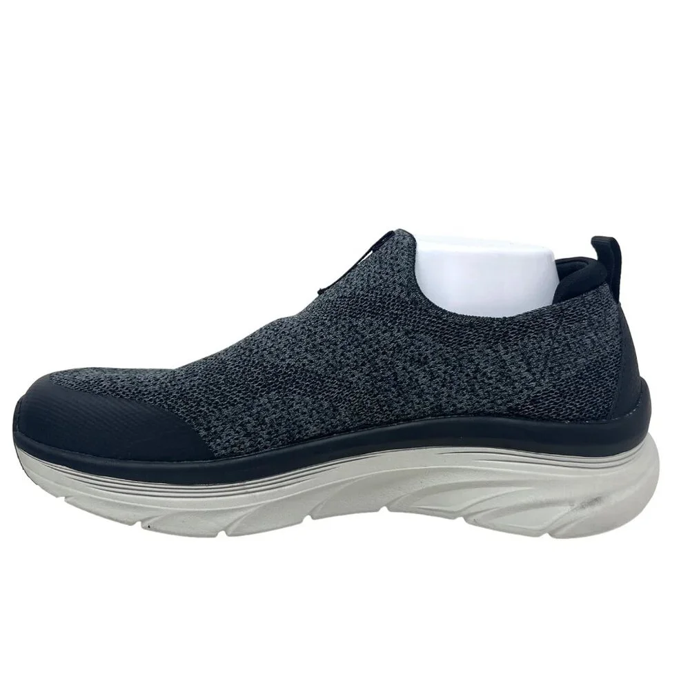 Skechers D'Lux Mens Mesh Gray Extra Wide Sneaker 232163WW Slip On‎ Size 9.5WW